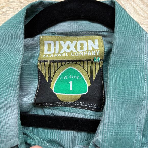 Dixxon Flannel Company Plaid Short Sleeve Button Up Women’s M Color‎ Green - Picture 5 of 6